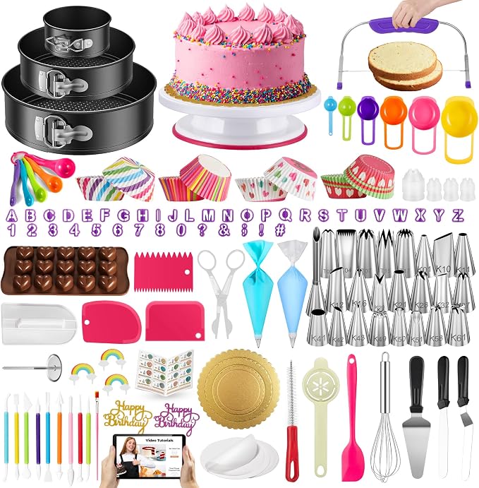 Kootek 700pcs Cake Decorating Kit, Baking Supplies by Kootek