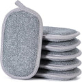 Dual-Sided Multi-Purpose Scrub Sponges, Non-Scratch Dishwashing Sponges by CADONO