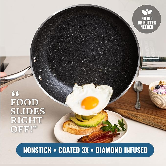Granitestone 20-Piece Nonstick Pots and Pans Set - Image 3