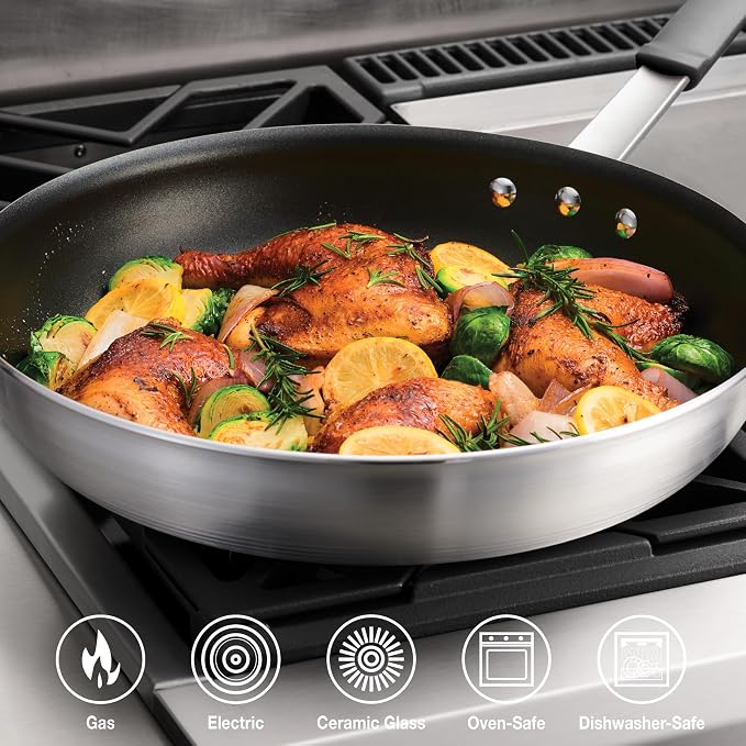 Tramontina Professional 14-Inch Non Stick Extra Large Frying Pan, Heavy-Gauge - Image 2