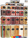 PRAKI 30 Pack Airtight Food Storage Containers by PRAKI