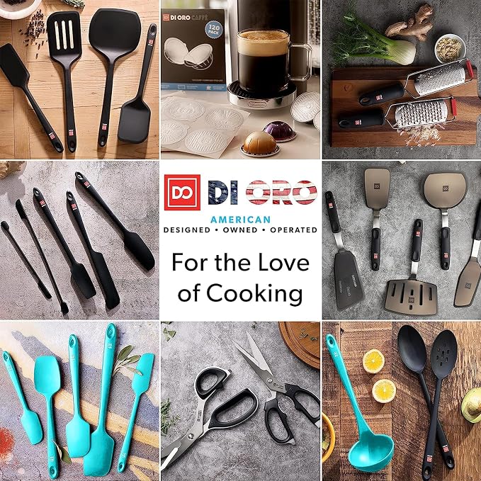 DI ORO Silicone Spoons for Cooking - Image 8