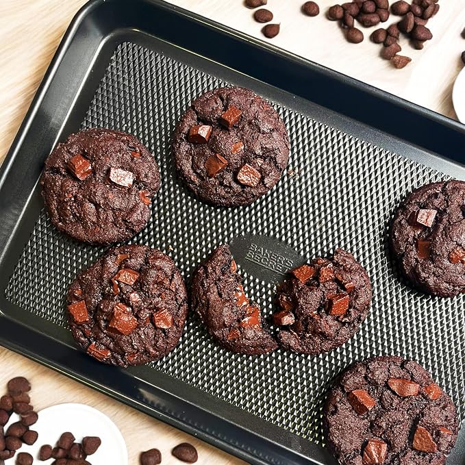 Baker's Secret Baking Sheet Pan Set, 3x Cookie Sheets - Image 6