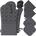 Oven Mitts and Pot Holders Set by HGYI