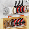 Housolution 2 Pack Pot and Pan Organizer, Pan Lid Holder Storage Rack by Housolution