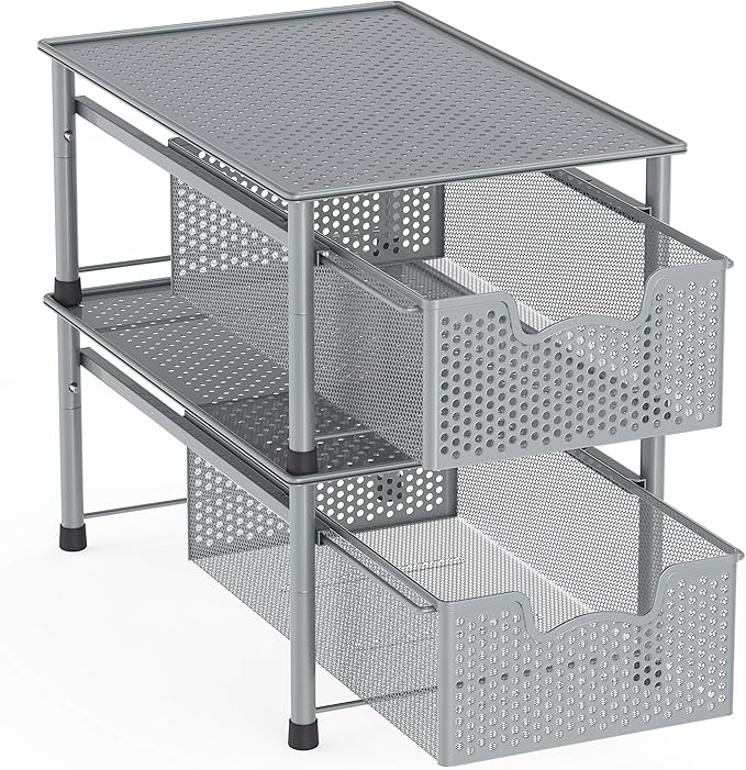 Simple Houseware Stackable Cabinet Basket Drawer Organizer - Image 4