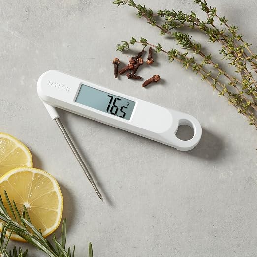 Taylor Folding Stem Display Food Instant Read Digital Thermometer, 0.7 Inch LCD - Image 5