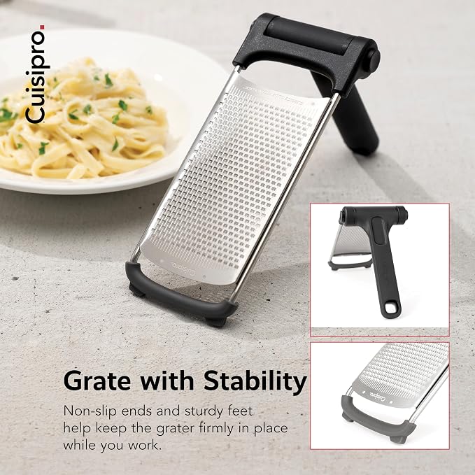 CUISIPRO Surface Glide Technology Stainless Steel Folding Handle Grater - Image 6