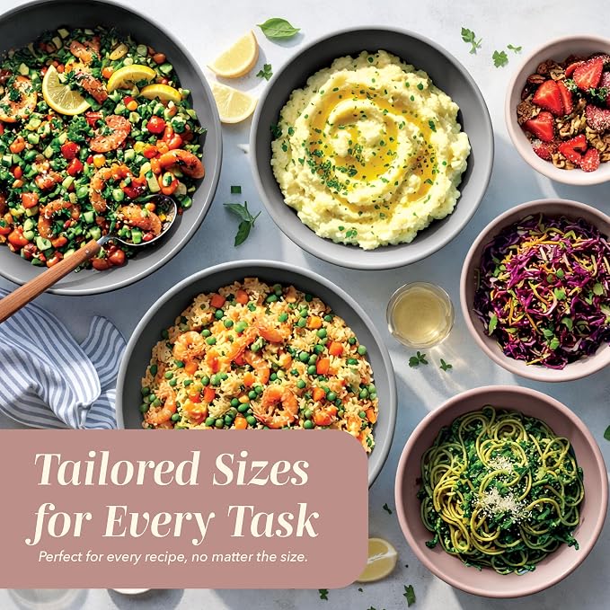 COOK WITH COLOR Mixing Bowls with TPR Lids - Image 5
