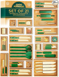 Grow Forward Bamboo Drawer Organizer Boxes by GrowForward