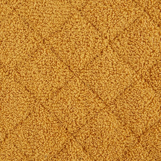 DII Basic Terry Collection Quilted 100% Cotton, Honey Gold, 3 Piece - Image 3