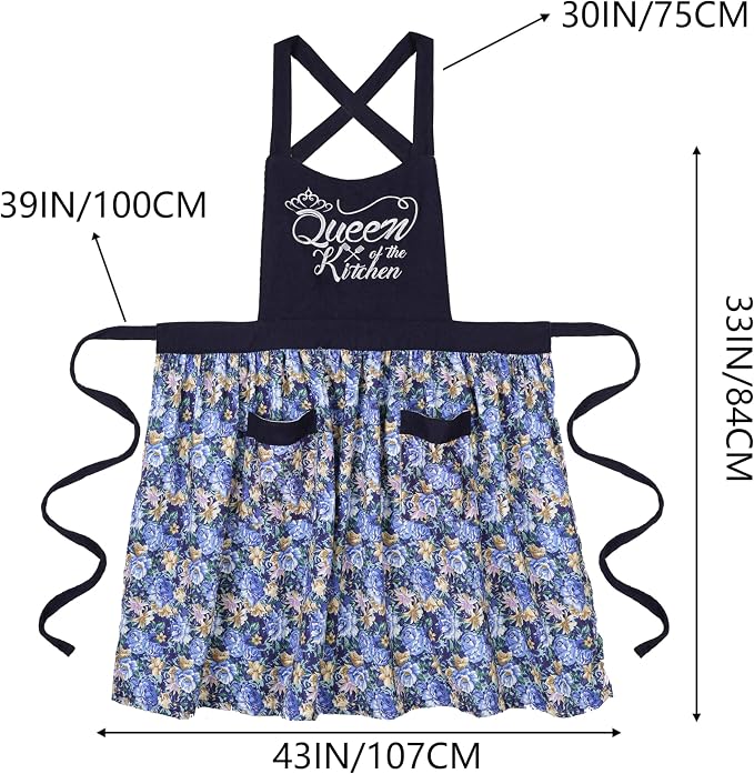 Cute Floral Aprons for Women - Image 7