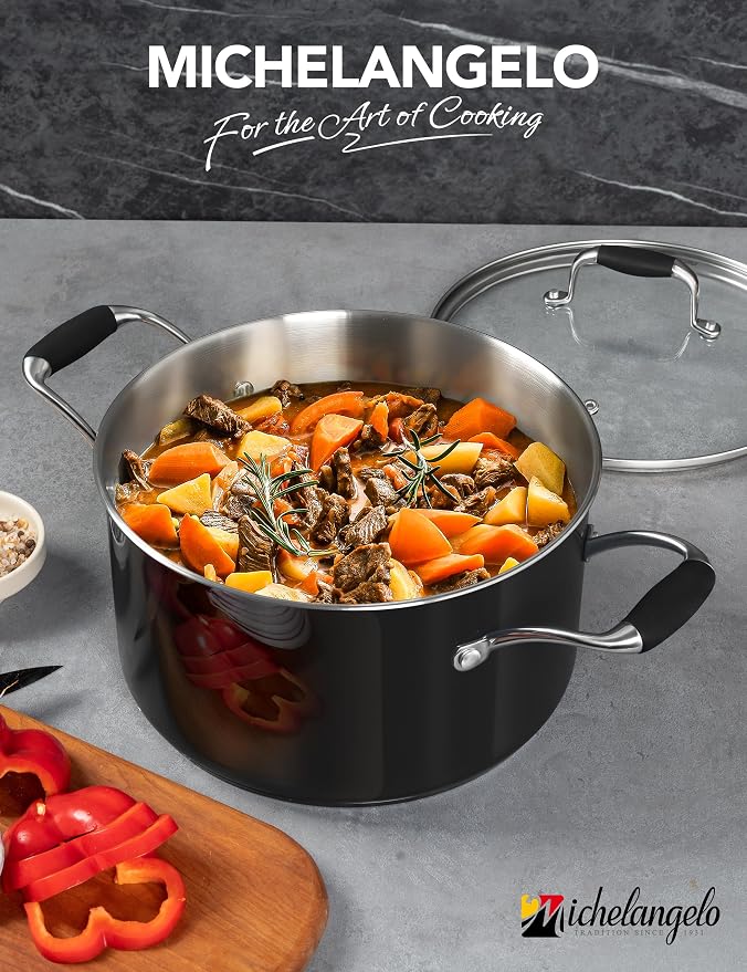 MICHELANGELO Stainless Steel Cooking Pot - Image 9