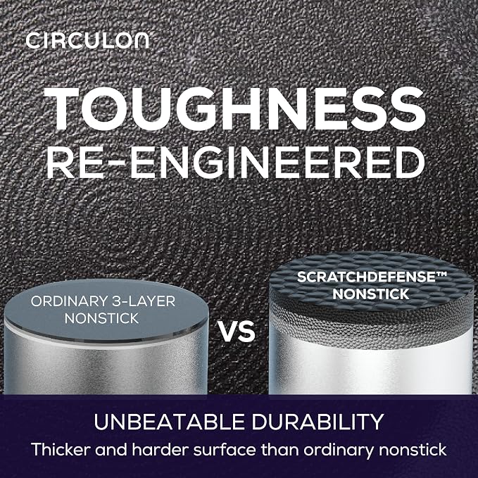 Circulon A1 Series with ScratchDefense Nonstick Induction Cookware, Stockpot - Image 5