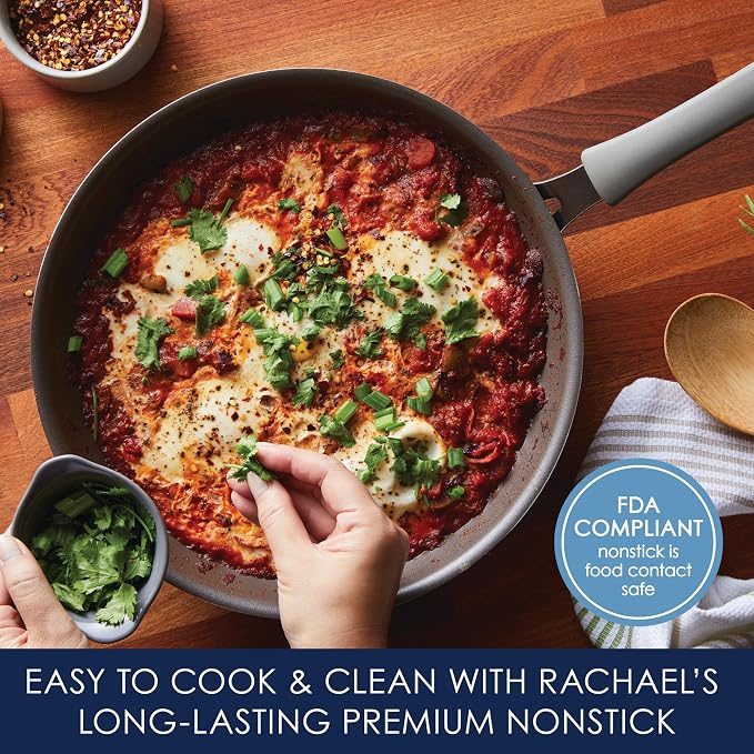 Rachael Ray Cook + Create Nonstick Frying Pan/Skillet, 12.5 Inch - Image 6