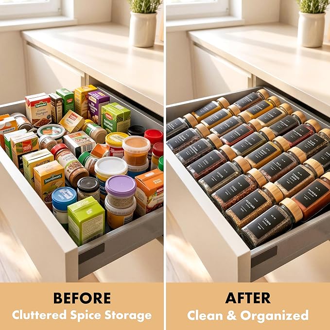 EDELHAUS® Square Spice Jars - Image 6