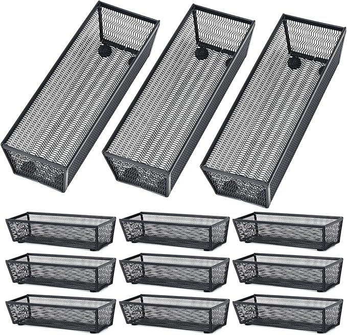 Neudeco Silverware Organizer, Mesh Drawer Organizer by Neudeco
