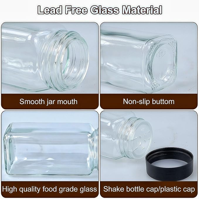 24Pcs Spice Jars Containers - Image 4