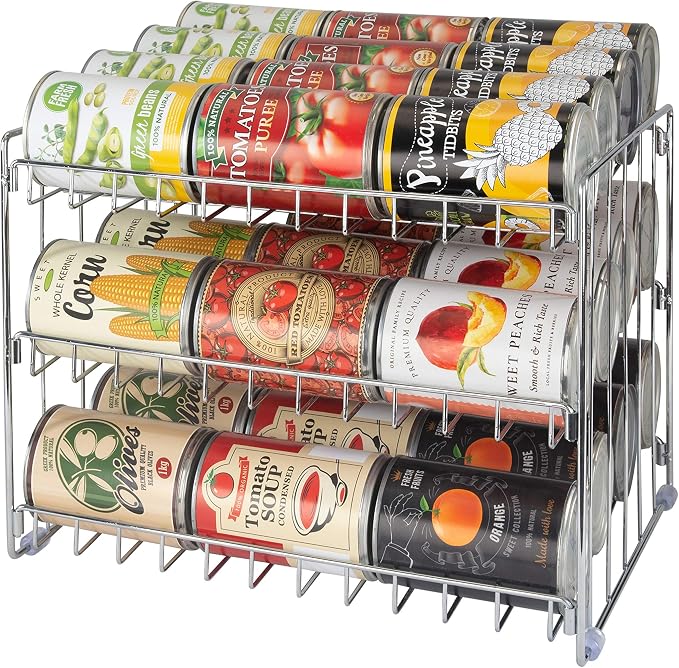 Kitchen Details 3 Tier Can Organizer | Canned Food Storage Rack | Kitchen by KitchenDetails