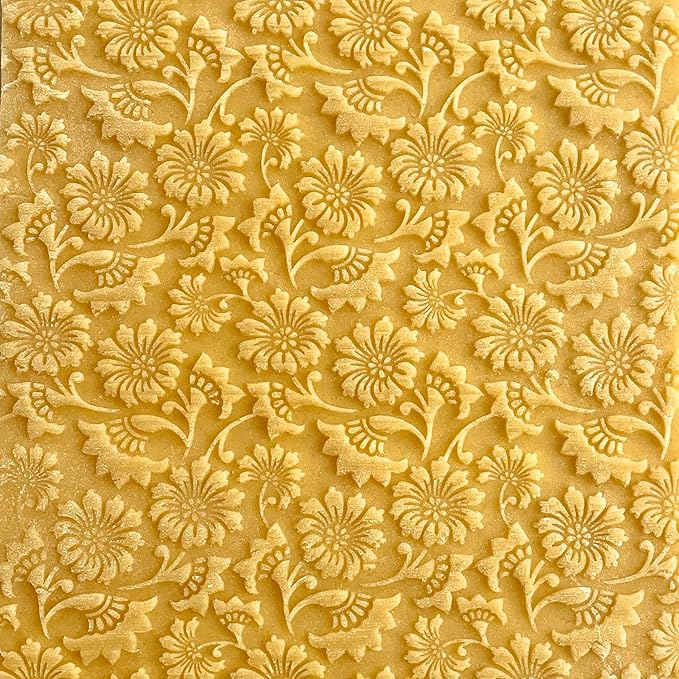 MOSS ROSE Embossed Rolling Pin for Ceramic. Clay Roller and Ceramic Stamp for - Image 2