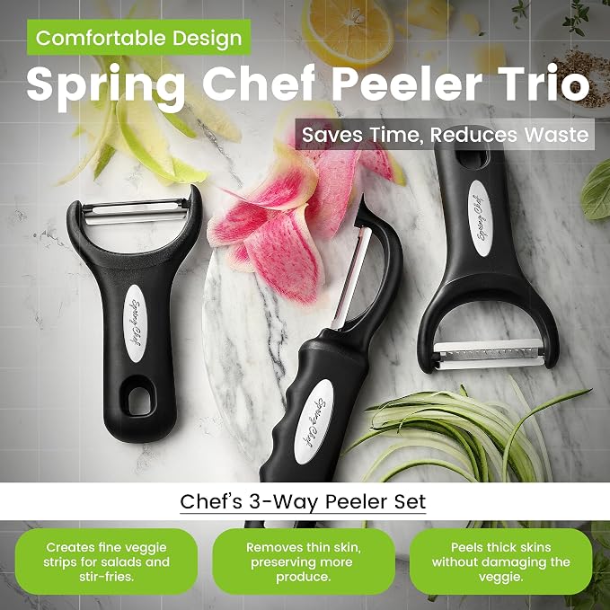 Spring Chef Vegetable Peelers for Kitchen - Image 4