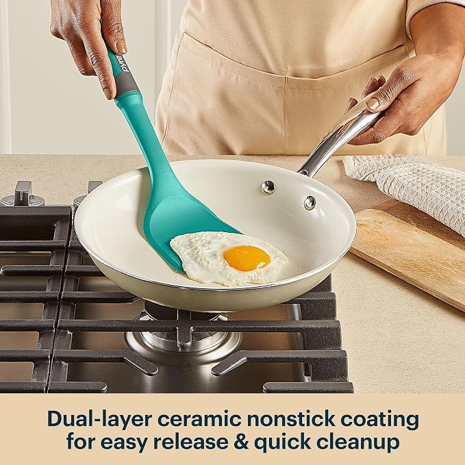 Pyrex 10-Inch Fry Pan Ceramic Cookware - Image 4