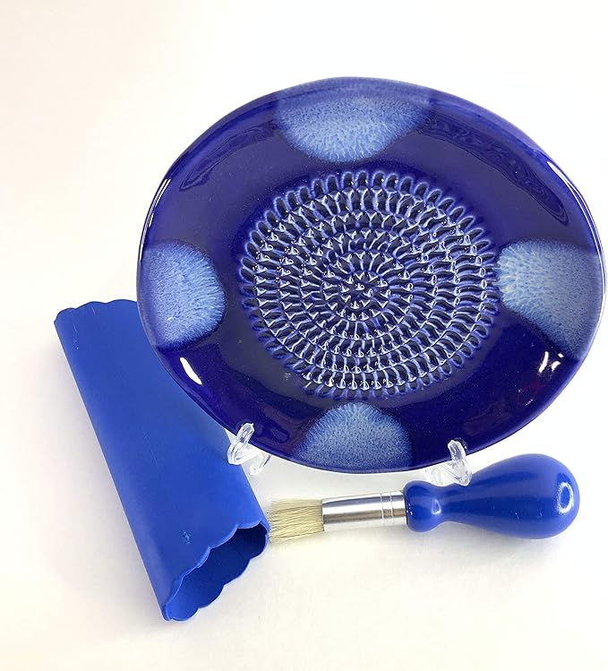 BonCera, All-in-one Premium Ceramic Garlic Grater Plate 4-Piece Set - Image 3