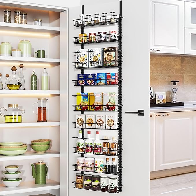 Churboro Over the Door Pantry Organizer Rack by Churboro