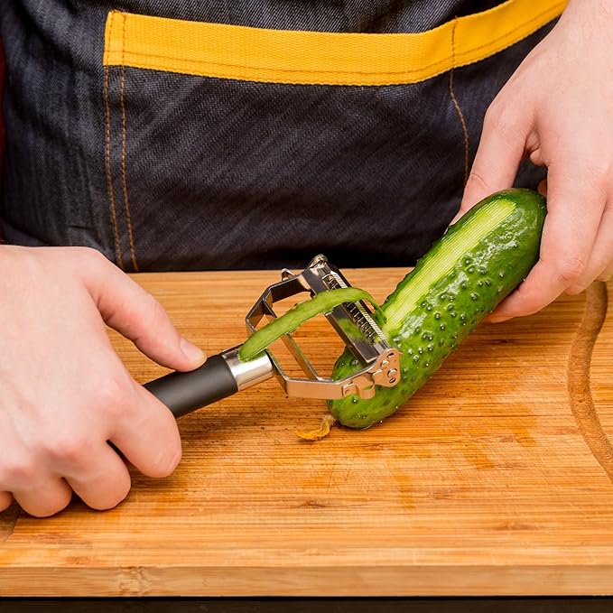 Deiss PRO Dual Julienne Peeler & Vegetable Peeler - Image 8