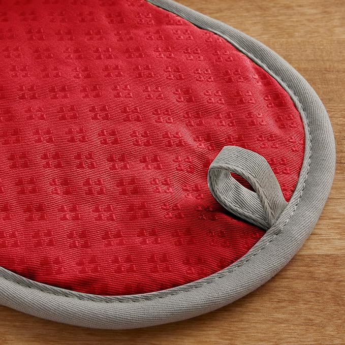 KitchenAid Asteroid Pot Holder 2-Pack Set, Fire Red - Image 3