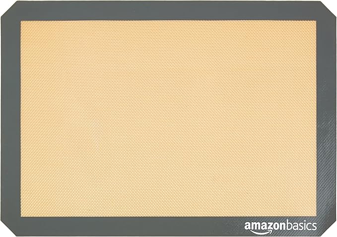 Amazon Basics Silicone Rectangular Baking Mat, Dishwasher Safe, Food Safe - Image 3