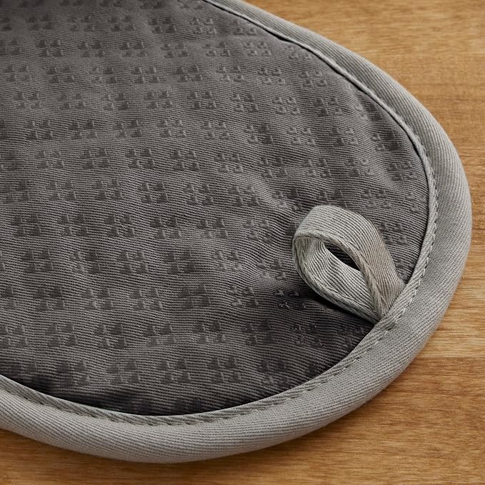 KitchenAid Asteroid Pot Holder 2-Pack Set, Charcoal Grey - Image 4
