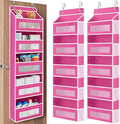 JARLINK 2 Pack Over The Door Organizer Storage, 5 Shelf Hanging Door Organizer by JARLINK