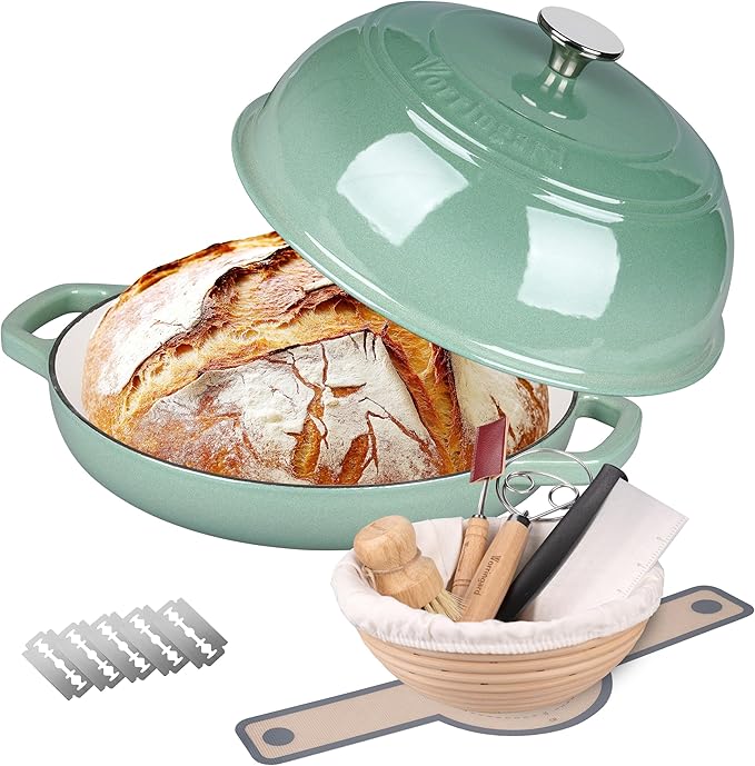 VORRINGARD Enameled Cast Iron Dutch Oven Pot by Unknown