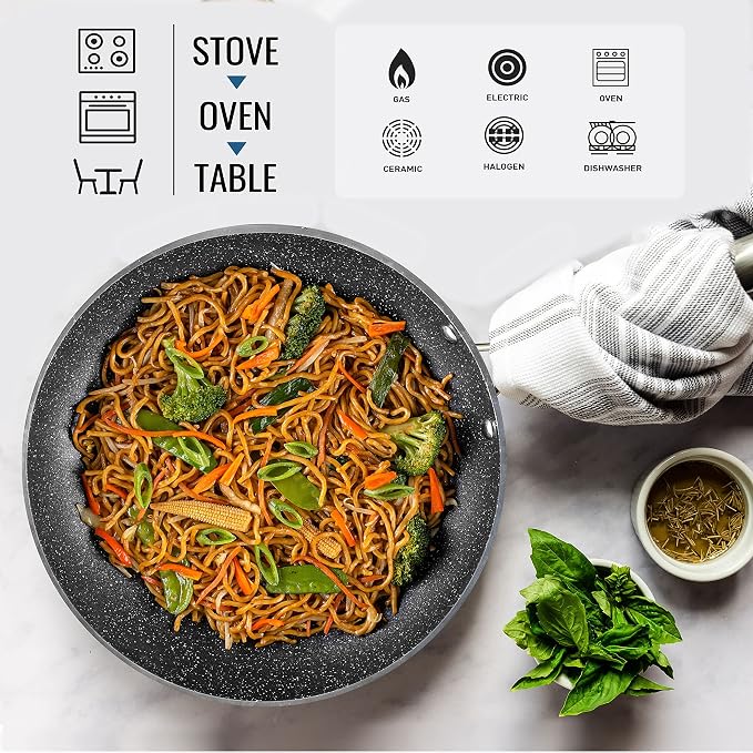 Granitestone 20-Piece Nonstick Pots and Pans Set - Image 4