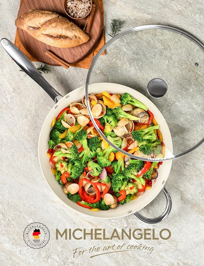 MICHELANGELO Large Frying Pan - Image 6