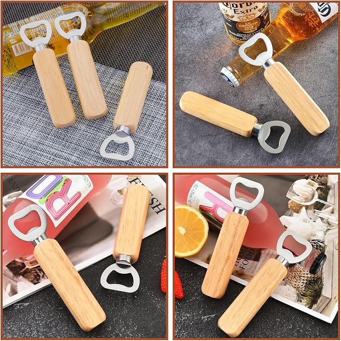100 Pcs Wooden Bottle Opener - Image 5