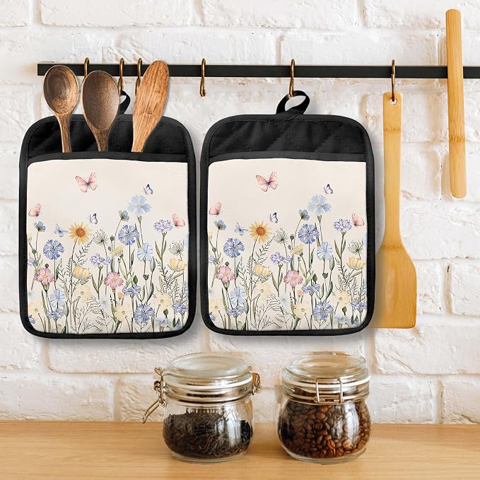 Butterfly Floral Pot Holders - Image 3