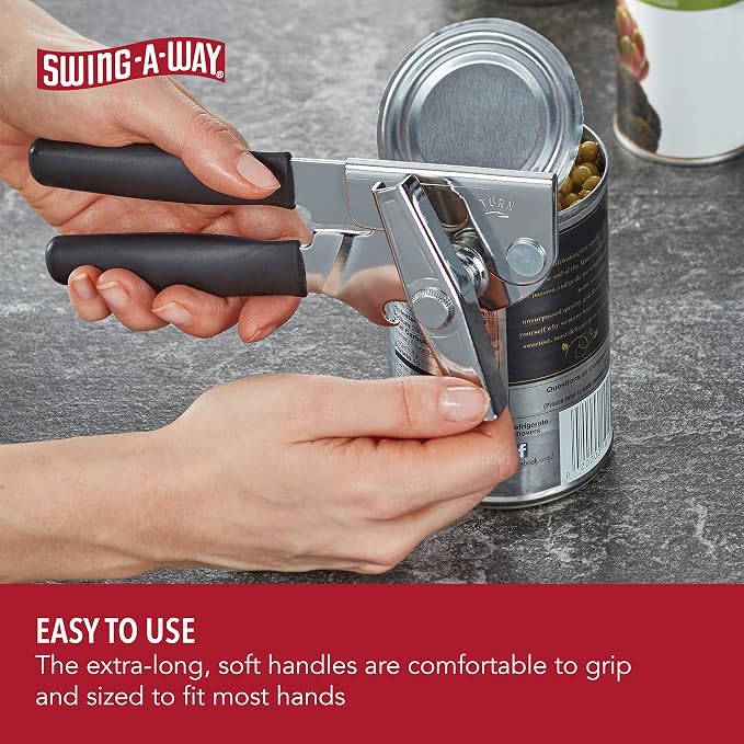 Swing-A-Way Portable Can Opener, Features an Ergonimic Handle - Image 5