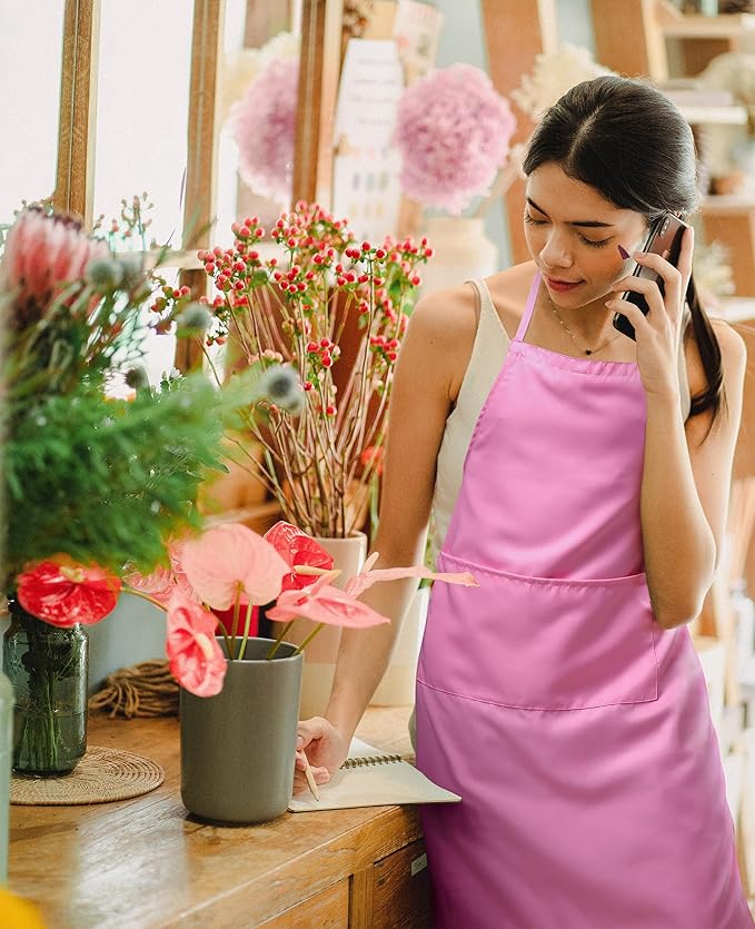 Light Pink Apron for Women - Image 6