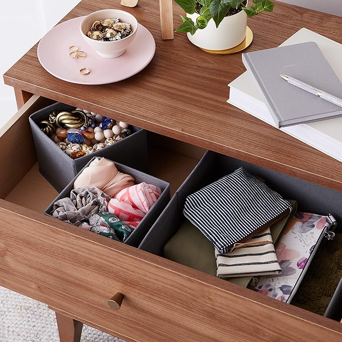 Amazon Basics Collapsible Cloth Drawer Organizer Boxes - Image 6