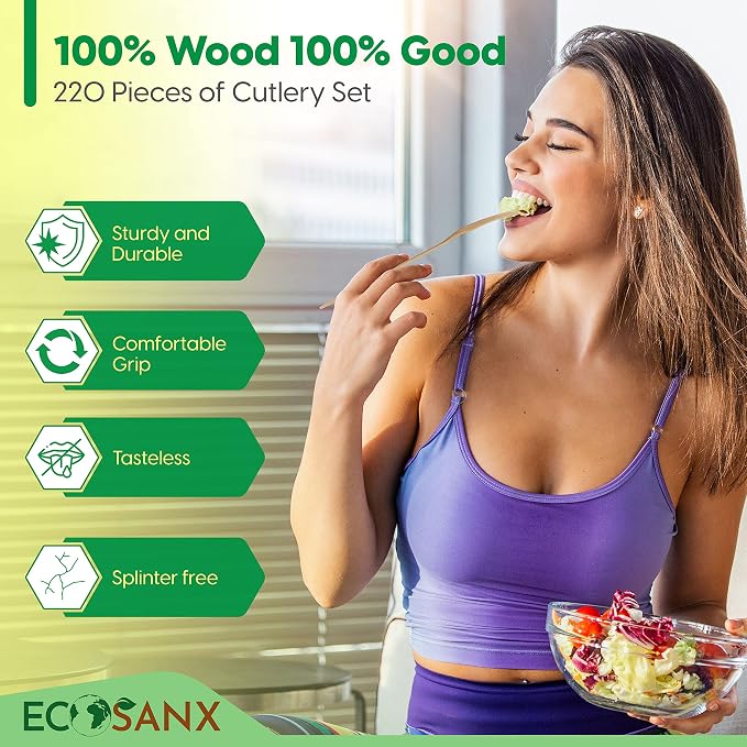 Bamboo Cutlery Set - Image 3