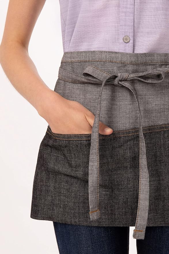 Chef Works Unisex Manhattan Waitress Apron - Image 5