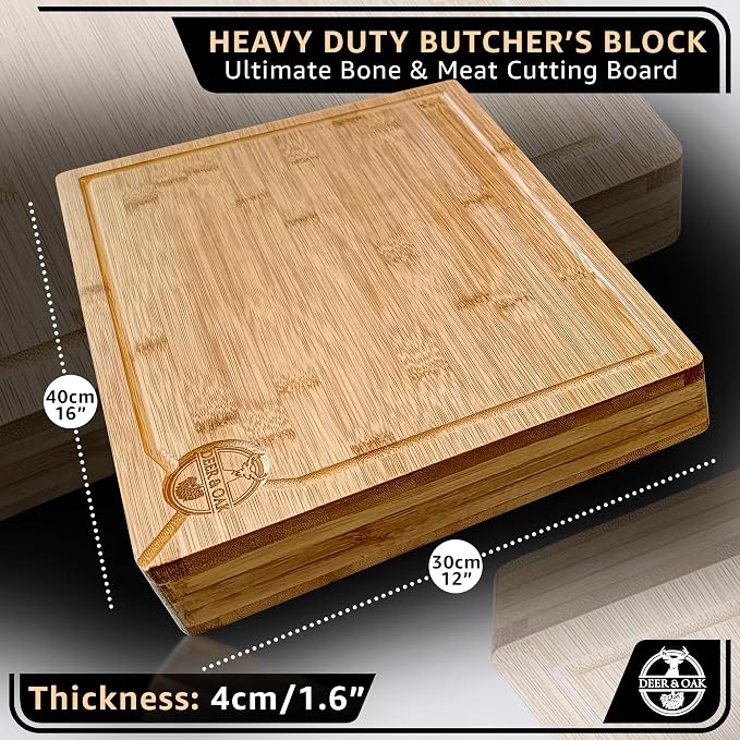 Deer & Oak Premium Solid Wood Cutting Board - Image 4