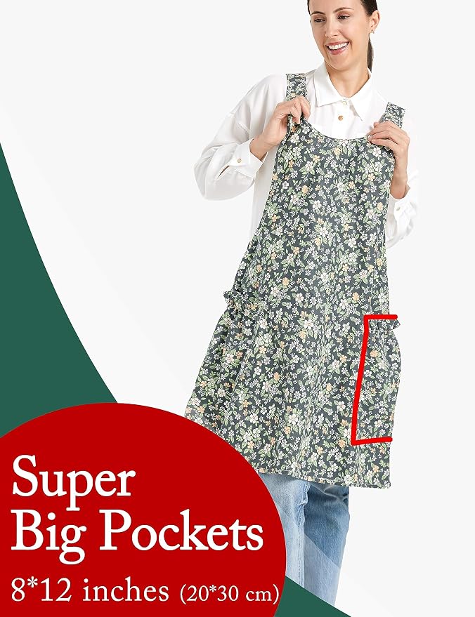 Cozy Adjustable Cross Back Aprons - Image 2
