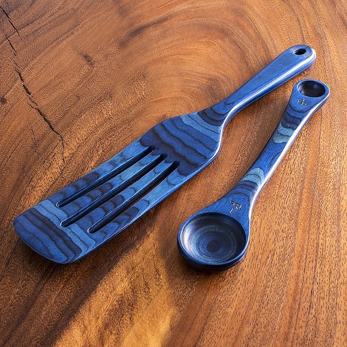 Totally Bamboo Baltique Malta Collection 2 Piece Cooking Utensil Set, Spurtle & - Image 2