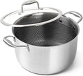 MICHELANGELO Tri-ply Stainless Steel Stock Pot, 8-Quart Stockpot by Michelangelo