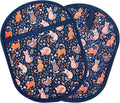 Pot Holders Set of 2 with Transparent Clear Silicone Shell and Nice Cat Flower by REDLMLDETA