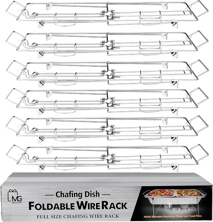Foldable Chafing Wire Rack Buffet Stand - Image 2