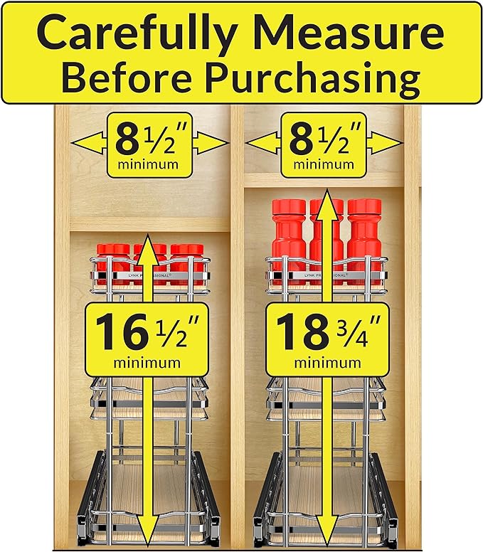 LYNK PROFESSIONAL® Élite™ Pull Out Spice Rack Organizer - Image 4